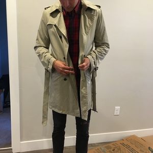 Banana Republic khaki trench coat